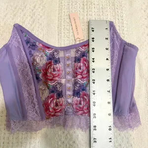 Victoria’s Secret Medium Dream Angels embroidered corset top BC 3187 thumbnail 4