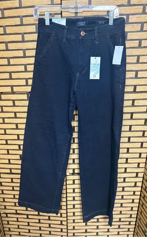 Curve Appeal High Rise Wide Leg Jeans Size 4/27 thumbnail 1