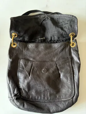 Fossil Purse Shoulder Bag Black Leather thumbnail 4