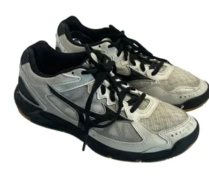 Mizuno Wave Supersonic Womens 8 Volleyball Shoes‎ White Black V1GC18400 thumbnail 1