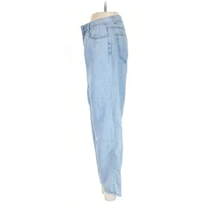 Light Wash High Rise Wide Leg Jeans Relaxed Baggy Y2K Denim Pants thumbnail 2
