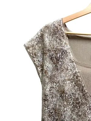 Free People Midnight Dreamer Metallic Sequin Tunic Silver Size XS Glam Wedding thumbnail 10