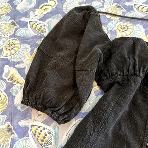 Noir Soft Denim Free People Top thumbnail 4