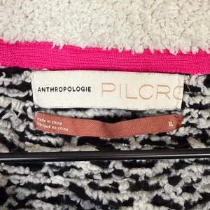 Pilcro Anthropologie Maia Cropped Quarter Zip Pullover Cozy Sherpa Size XL thumbnail 4