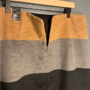 Amanda and Chelsea Women’s Multicolored Pencil Skirt Mini Wool Blend Size XL thumbnail 6