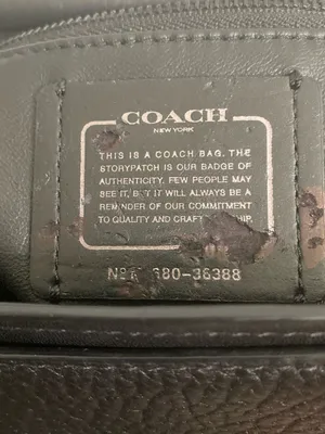 Coach Drifter 38388 Black Mixed-Leather Top Handle Satchel with Strap thumbnail 4