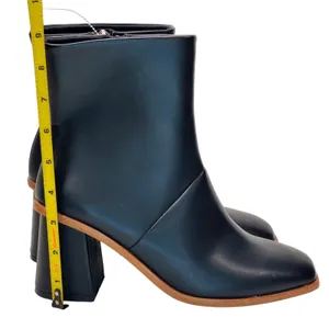 NWT Time and Tru Women's Square Toe Sz 8 Dress Boots Booties Black thumbnail 11