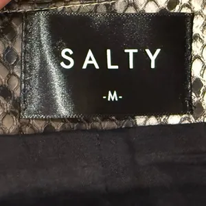 Salty Faux Leather Snakeskin Mini Skirt Python Animal Print Women's Sz Medium M thumbnail 4