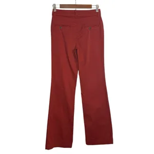 Massimo Dutti Trouser‎ Pant 2 Rust Red Business Casual Chino Bottoms 31" Inseam thumbnail 4