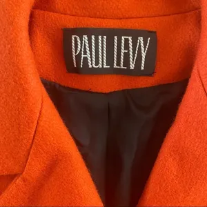 PAUL LEVY Vintage Wool Double Breast Coat Size M NEW thumbnail 9