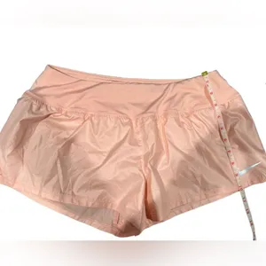 Nike Shorts Womens light pink Swoosh Activewear Pants Running Trunks -Large thumbnail 4