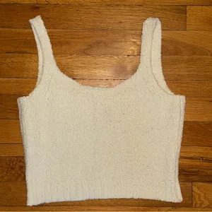 Skims‎ Cozy Knit Off White Tank Top size S/M thumbnail 2