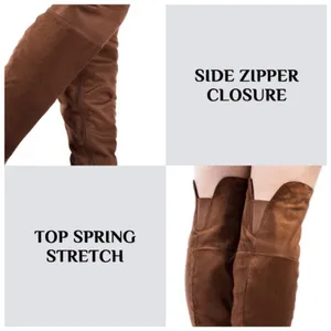 Brown Suede Knee thumbnail 3