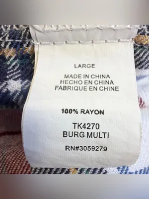 ANTHROPOLOGIE THREAD & SUPPLY Women’s Plaid Flannel Tunic Shirt Dress Size Large thumbnail 6