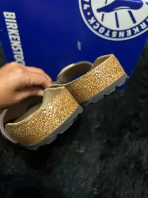 BIRKENSTOCK Madrid purple leather gold buckle sandals slippers shoes women’s eur 39 new thumbnail 4