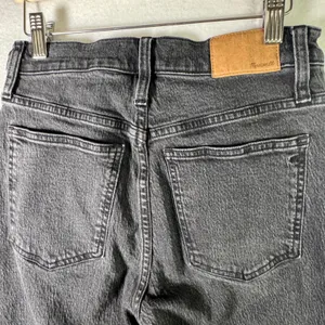 Madewell Perfect Vintage Straight Jeans Womens Black‎ High Rise Ankle 26 thumbnail 12