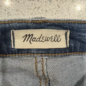 Madewell Size 26 Jeans 9" Mid Rise Skinny Crop Button Front Tencel Denim Edition thumbnail 7