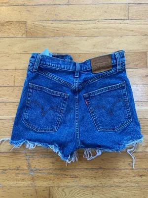 Levi’s Ribcage Shorts Denim thumbnail 2