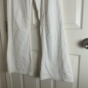 We The Free Free People Full Effect Wide Leg Utility Pants White XS thumbnail 4