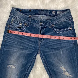 Miss Me 29 ankle skinny Women’s Distressed Blue Slim Jeans thumbnail 14