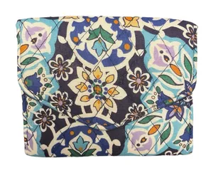 Vera Bradley Euro Wallet Lisbon Medallion RFID Trifold Snap Close Travel Compact thumbnail 1