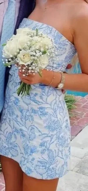 Hoco dress Blue thumbnail 1