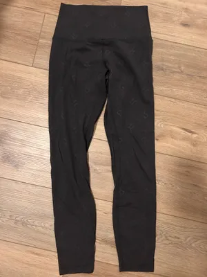 Lululemon Print Leggings Black thumbnail 4
