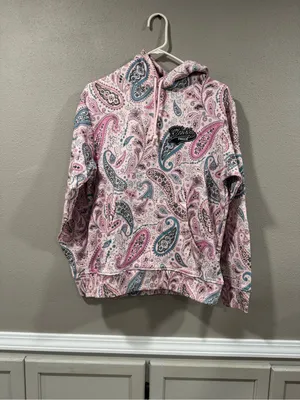 NWT Teddy Fresh Paisley Oversized Hoodie thumbnail 2