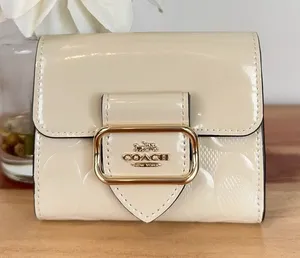 Nwt Coach Small Morgan‎ Wallet In Signature Leather thumbnail 1