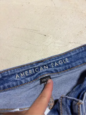 American Eagle Distressed mom Denim Shorts 0 thumbnail 4