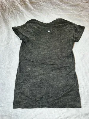 Lululemon swiftly tech short sleeve grey sage/dark olive thumbnail 8