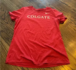 Nike Colgate Maroon Red Dri-FIT T-Shirt thumbnail 1