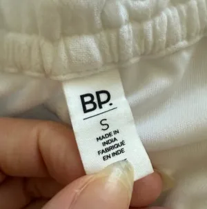 Bp white off the shoulder smocked bodice dress thumbnail 5