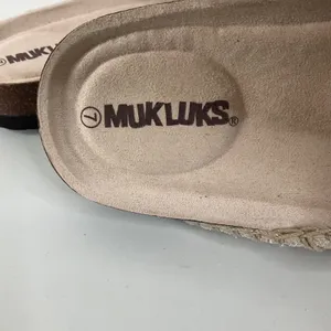 Muk Luks‎ NWT Crochet Top Slide Sandals Size 7 thumbnail 8