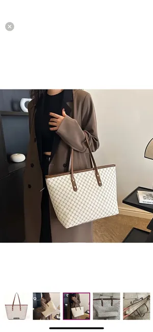 New women large tote with zipper thumbnail 5