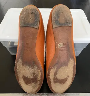 GUC J. CREW Camel Studded Round Toe Flats thumbnail 9