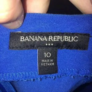 Banana Republic factory size 10 bright blue pencil skirt thumbnail 2