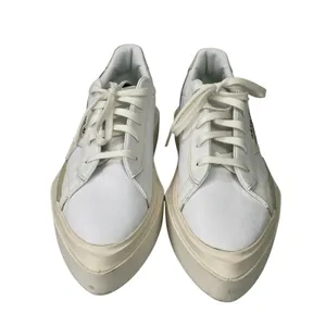 Adidas Hypersleek Women's Cream White Platform Lace Athletic Sneakers Shoes S47 thumbnail 2