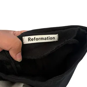 Reformation Black Straight Leg Pants Size 2 XS thumbnail 3