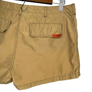 Vintage 90s Y2K Abercrombie & Fitch Size 8 Khaki Cotton Low Rise Shorts Utility thumbnail 4