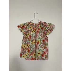 Camisa Con Estampados De Flores Para Mujer Talla Xs Marca Buddy Y Love Algodón thumbnail 8