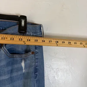 Lucky Brand Y2k Size 8‎ 29 Inseam Distressed Blue Denim Skinny Jeans Mid Rise thumbnail 7