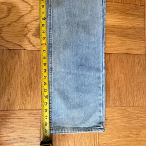 Unbranded Vintage High Rise Wide Leg Jeans 26x29.5 Actual Light Wash 100% Cotton thumbnail 10
