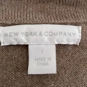 NEW YORK & COMPANY Brown Cardigan Women Size L thumbnail 3