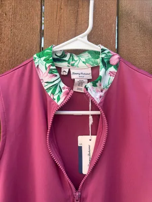 Tommy Bahama Pink Floral Collar Golf Dress Size XS NWT thumbnail 5