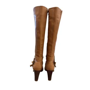 Nine West Womens Brown Leather Knee-High Boots Size 7.5M SKU 7166 thumbnail 6