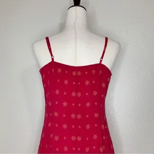 NWOT Mudd Women’s Size Large Red Floral Romper thumbnail 7