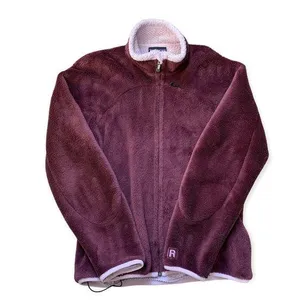 Patagonia Mauve Purple Full Zip Fleece Jacket M thumbnail 1