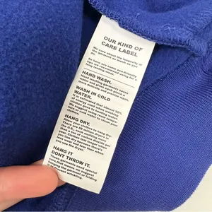 TAKEON Pullover Hoodie Sweatshirt Blue Size M thumbnail 7