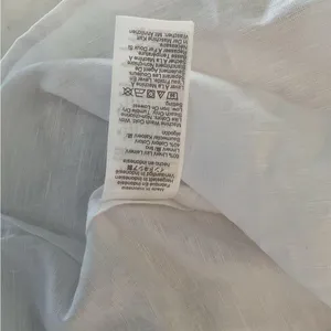 NWT JCrew White Linen Botton Blend Button Down Shirt l S l Sold Out l Needs Wash thumbnail 9